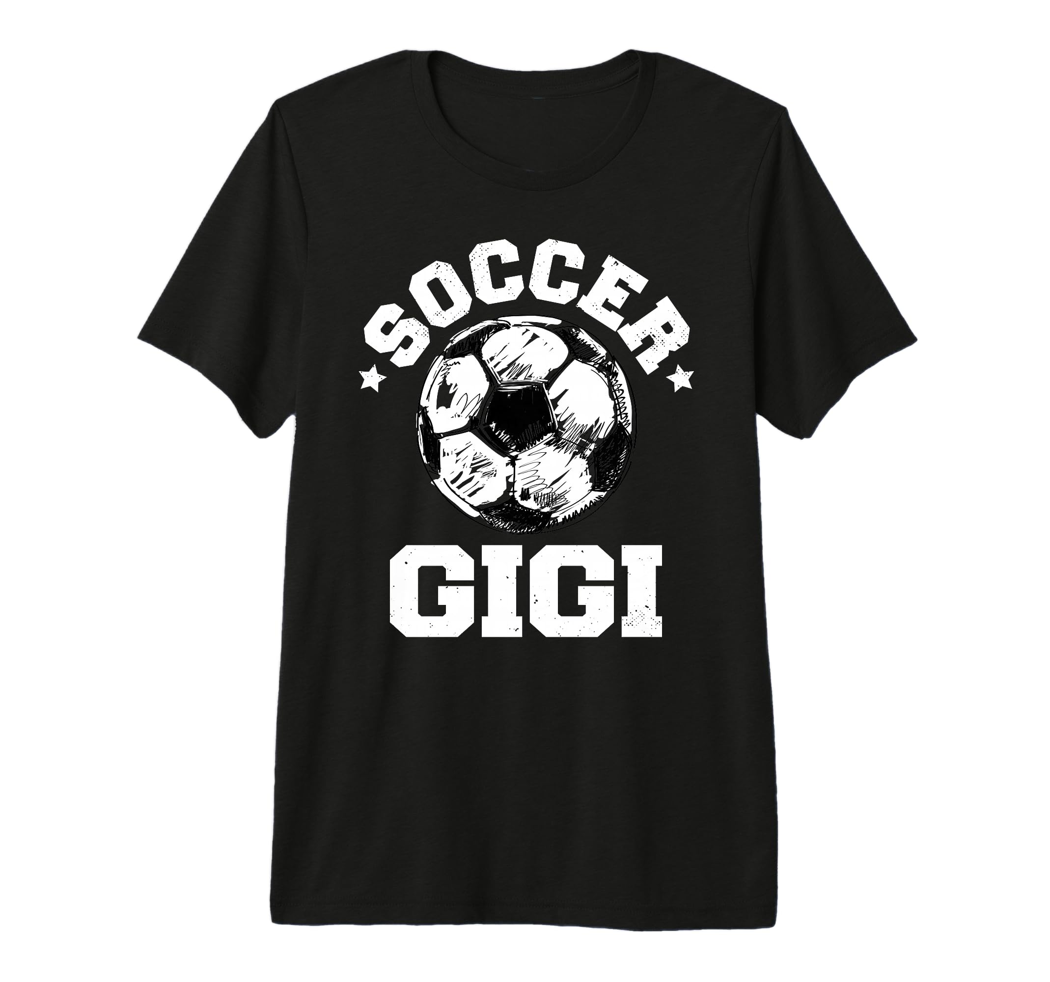 Soccer Gigi Soccer Ball Distressed Funny T-Shirt - Minimalist Print Unisex - T-Shirt, Sweatshirt, Hoodie