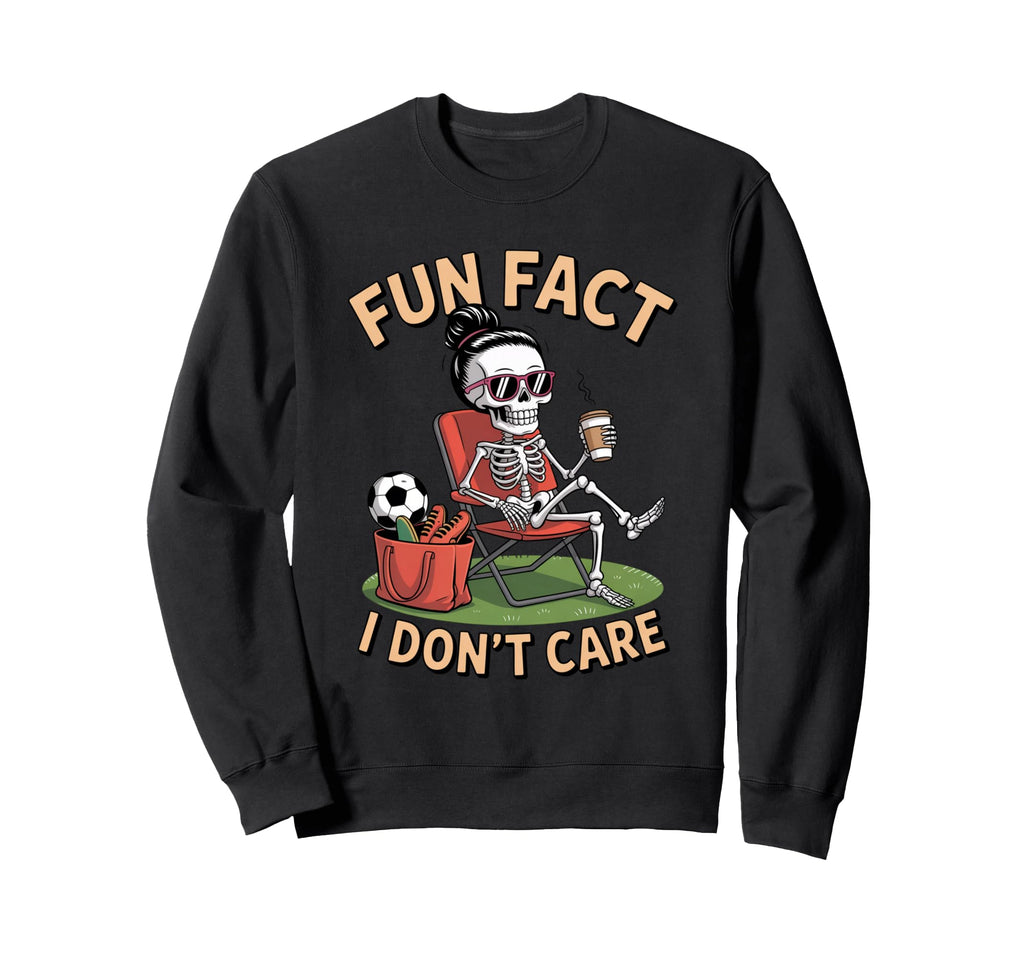 Funny Skeleton Soccer Mom Soccer Sweatshirt - Custom Art Print for Adults - T-Shirt, Sweatshirt, Hoodie