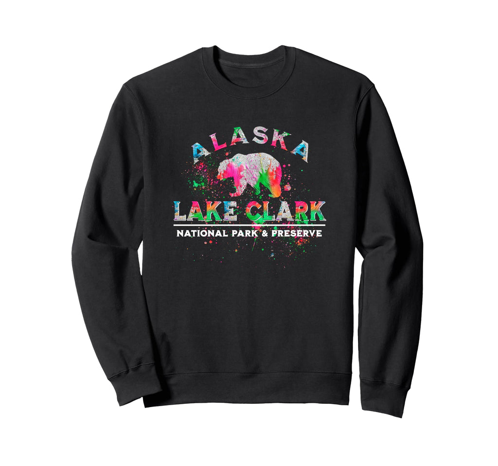 Lake Clark National Park Alaska Bear Sweatshirt - Custom Art Print Unisex - T-Shirt, Sweatshirt, Hoodie