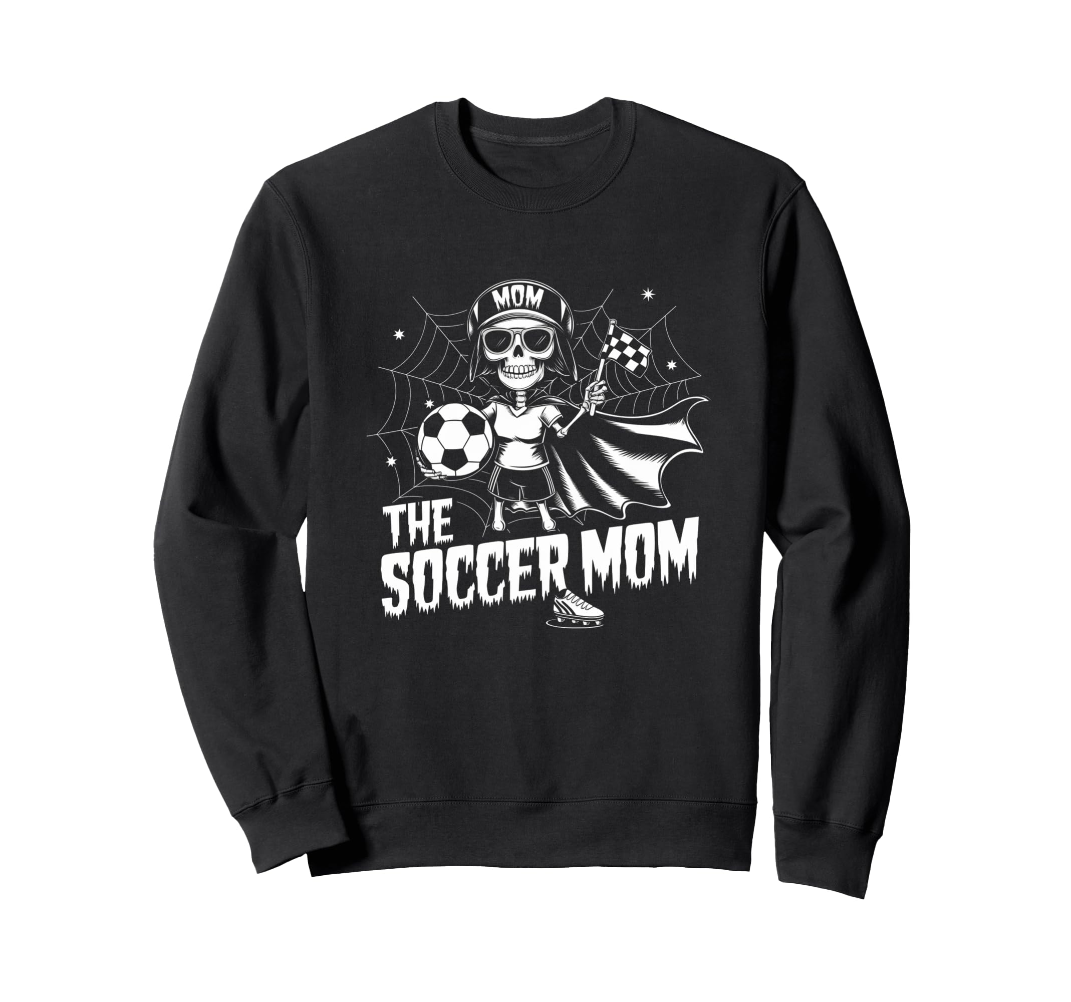 Soccer Mom Skeletton Halloween Sweatshirt - Streetwear Style Men Women - T-Shirt, Sweatshirt, Hoodie
