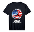 American Flag Soccer Team Womens T-Shirt - Fun Novelty Design for Adults - T-Shirt, Sweatshirt, Hoodie