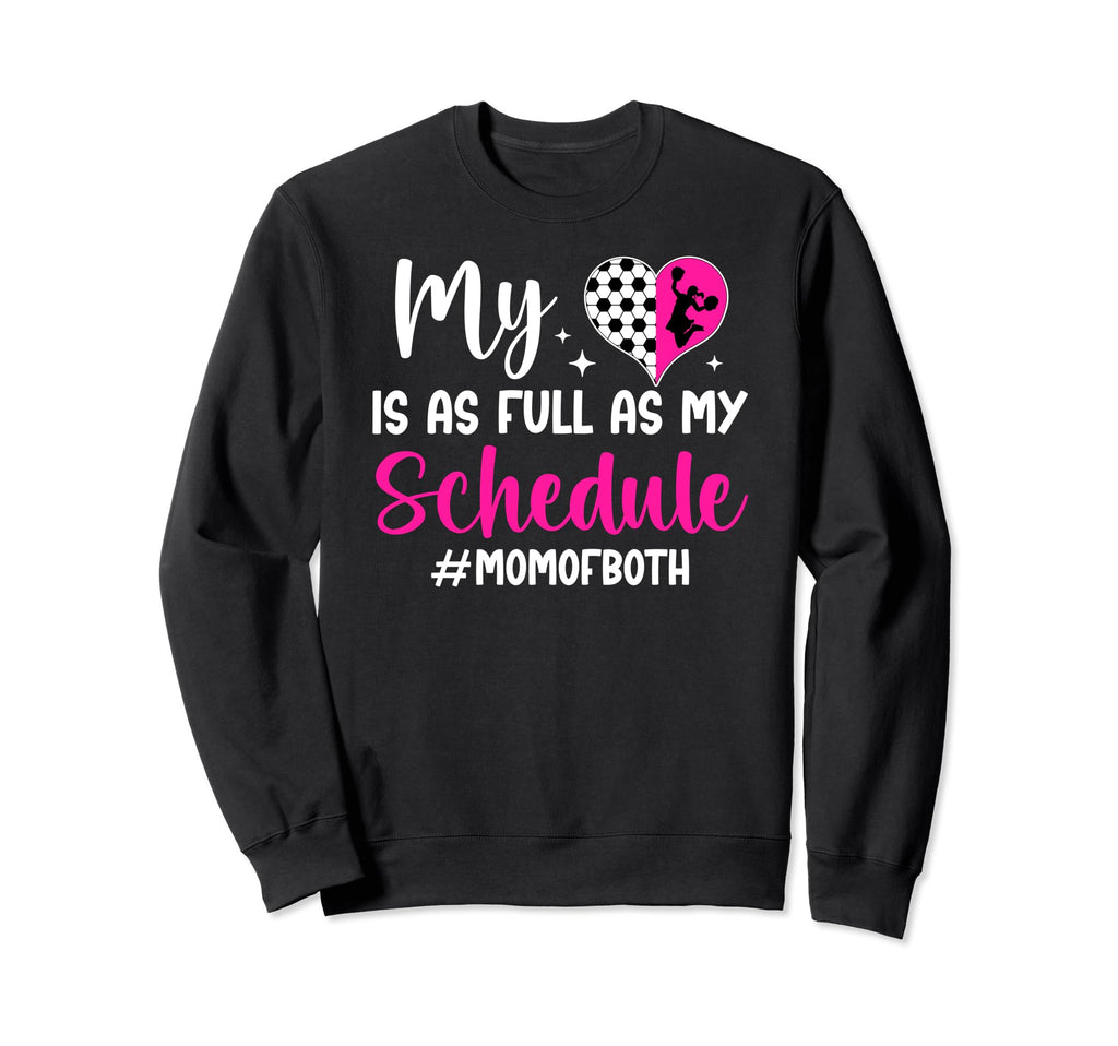 Proud Soccer And Cheerleading Mom Hoodie - Streetwear Style for Adults - T-Shirt, Sweatshirt, Hoodie