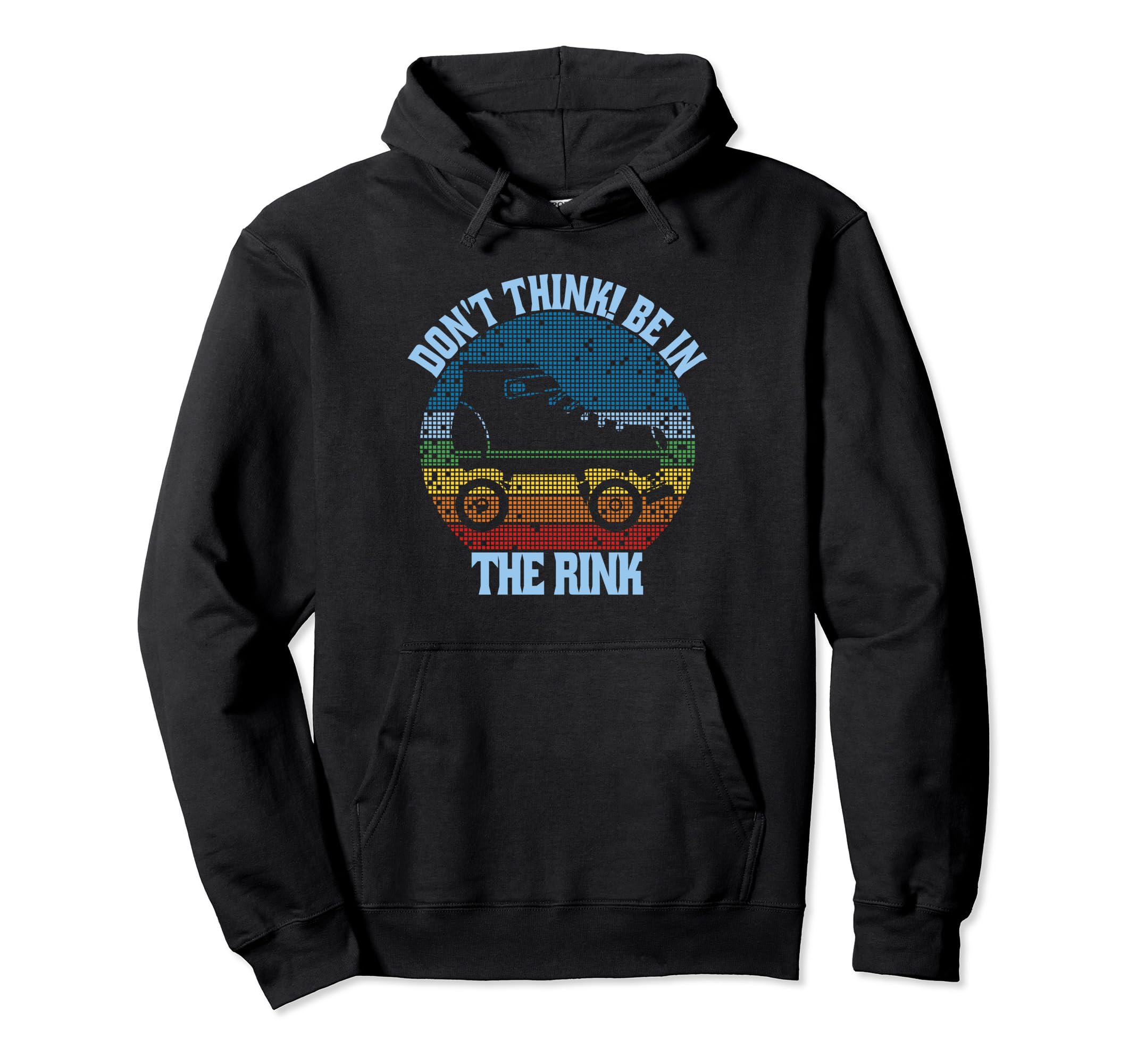 Roller Skate Rink Roller Blade Derby 70S Hoodie - Graphic Print for Adults - T-Shirt, Sweatshirt, Hoodie
