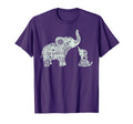 Mama And Elephants T-Shirt - Minimalist Print for Adults - T-Shirt, Sweatshirt, Hoodie