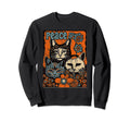 Cat Funny 60S 70S Hippie Flowers Sweatshirt - Graphic Print for Adults - T-Shirt, Sweatshirt, Hoodie