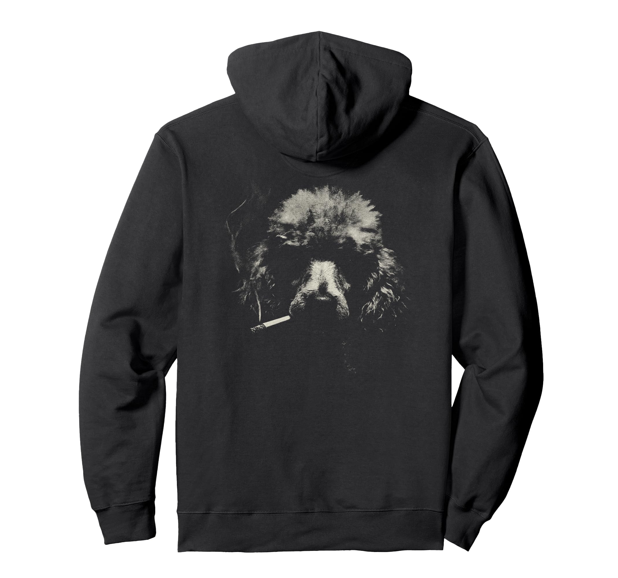Poodle Smoking Cigarette Grunge Meme 90S Hoodie - Streetwear Style Unisex - T-Shirt, Sweatshirt, Hoodie