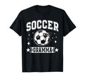 Coquette Bow Soccer Gramma Soccer Team T-Shirt - Trendy Graphic for Adults - T-Shirt, Sweatshirt, Hoodie