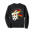 German Flag Football Unicorn Sweatshirt - Graphic Print for Adults - T-Shirt, Sweatshirt, Hoodie