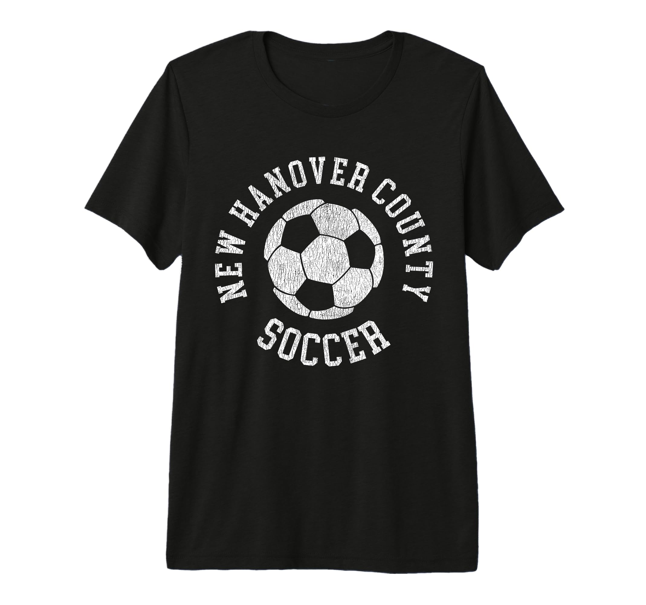New Hanover County Soccer Distressed T-Shirt - Unique Graphic Men Women - T-Shirt, Sweatshirt, Hoodie