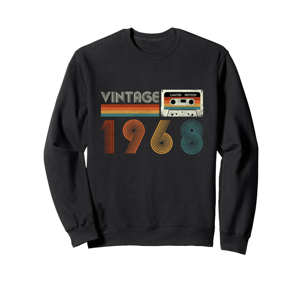 1968 Cassette Tape Birthday 58 Sweatshirt - Trendy Graphic Unisex - T-Shirt, Sweatshirt, Hoodie
