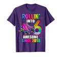 Roller Skating 6Th Birthday T-Shirt - Casual Everyday Wear Men Women - T-Shirt, Sweatshirt, Hoodie