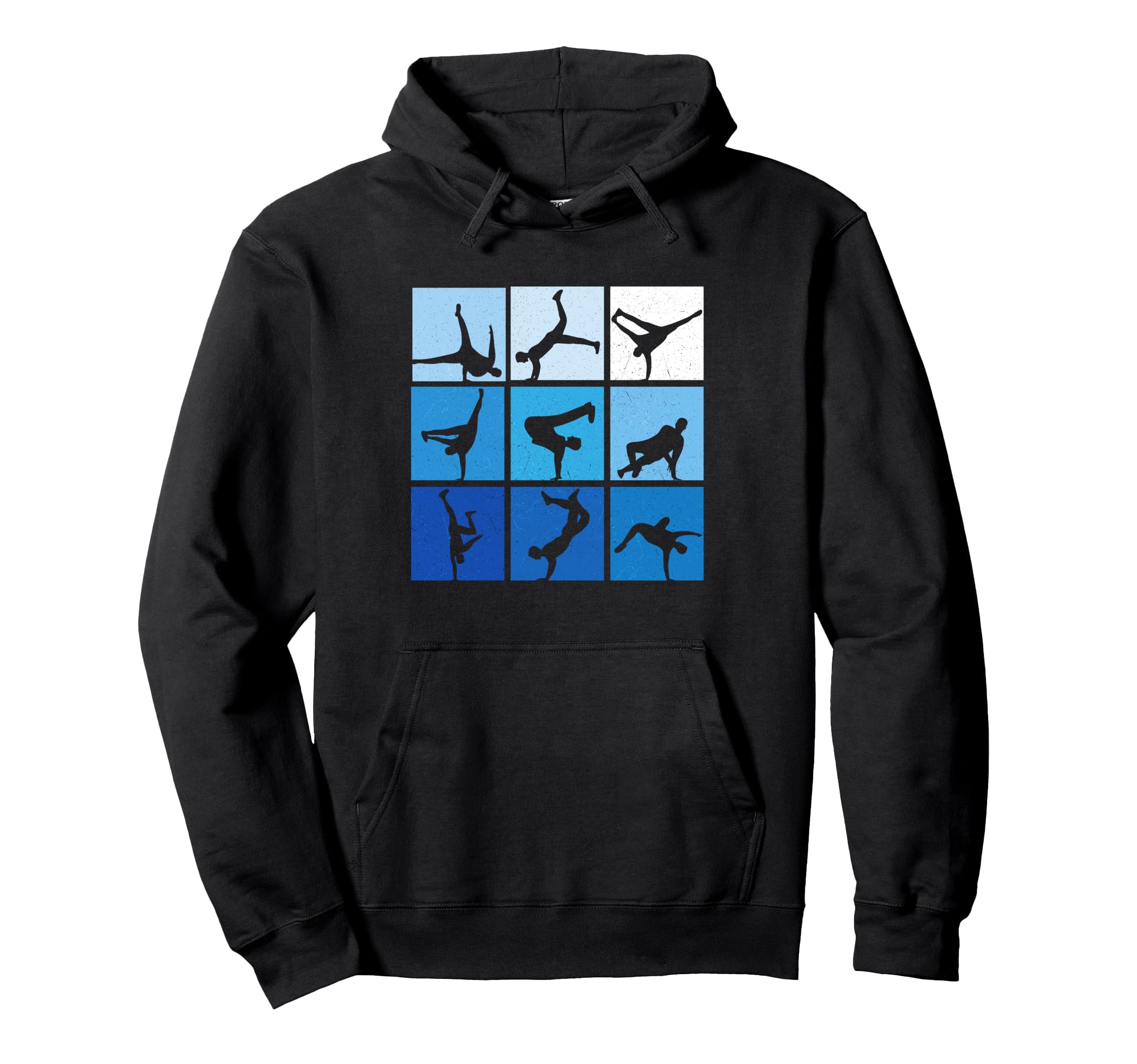 Break Dance Poses 80S 90S Old School Hip Hoodie - Minimalist Print Unisex - T-Shirt, Sweatshirt, Hoodie
