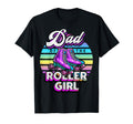 Dad Roller Roller Skating Birthday T-Shirt - Minimalist Print Unisex - T-Shirt, Sweatshirt, Hoodie