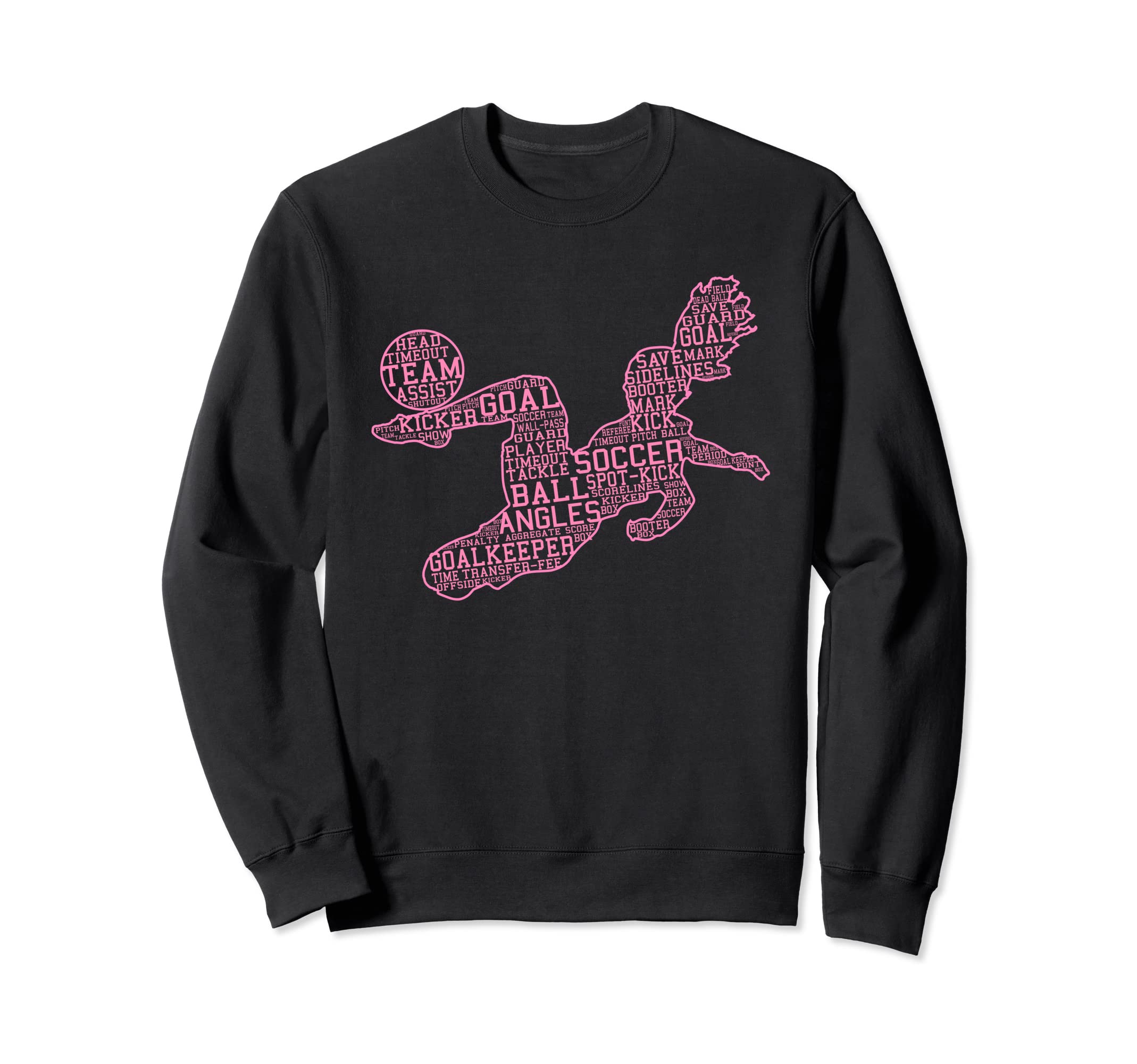 Striker Soccer Shirts Sayings Sweatshirt - Custom Art Print for Adults - T-Shirt, Sweatshirt, Hoodie