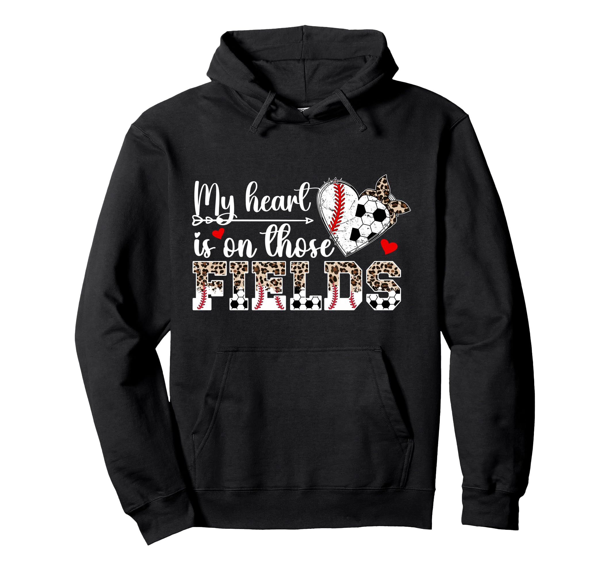 My Heart Is Those Fields Baseball Hoodie - Streetwear Style Men Women - T-Shirt, Sweatshirt, Hoodie