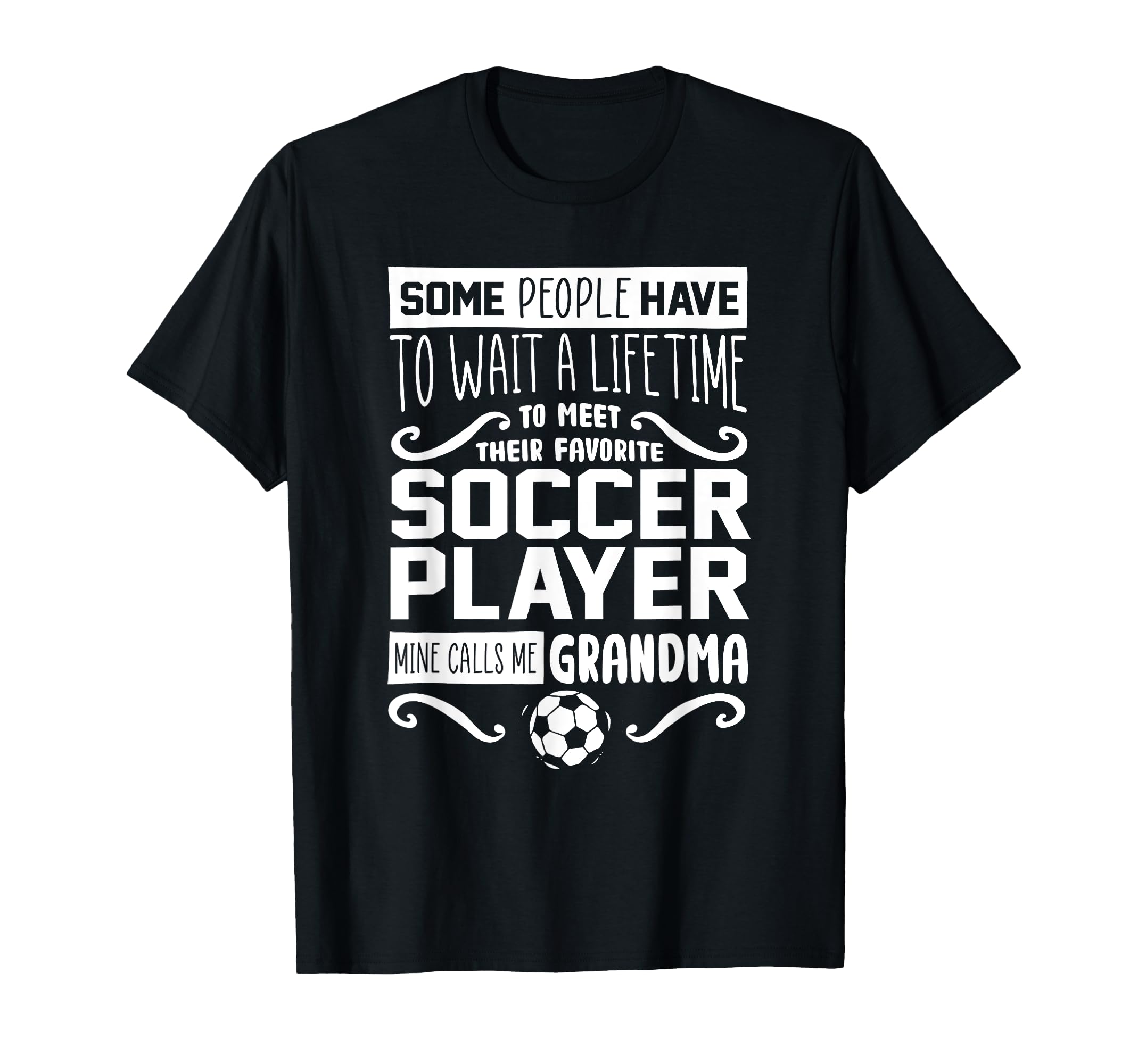 Soccer Player Grandma Grandmother T-Shirt - Minimalist Print for Adults - T-Shirt, Sweatshirt, Hoodie