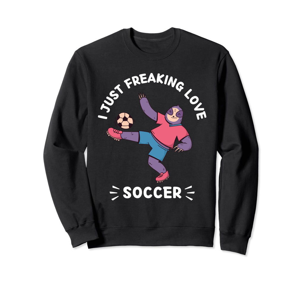 Kawaii Sloth I Just Freaking Sweatshirt - Aesthetic Graphic for Adults - T-Shirt, Sweatshirt, Hoodie
