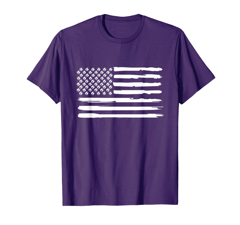 Usa Soccer Player American Flag Sweatshirt - Streetwear Style Men Women - T-Shirt, Sweatshirt, Hoodie