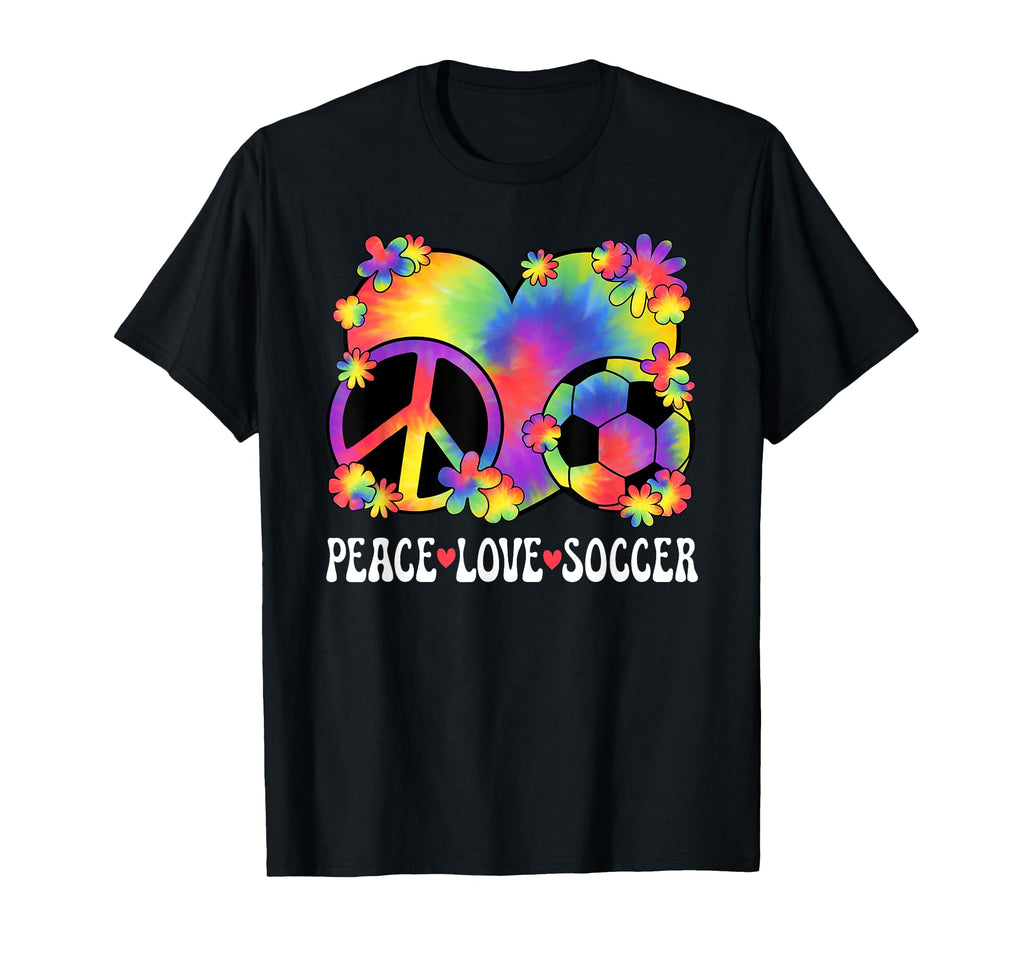 Peace Love Soccer Lover 60S 70S T-Shirt - Streetwear Style for Adults - T-Shirt, Sweatshirt, Hoodie