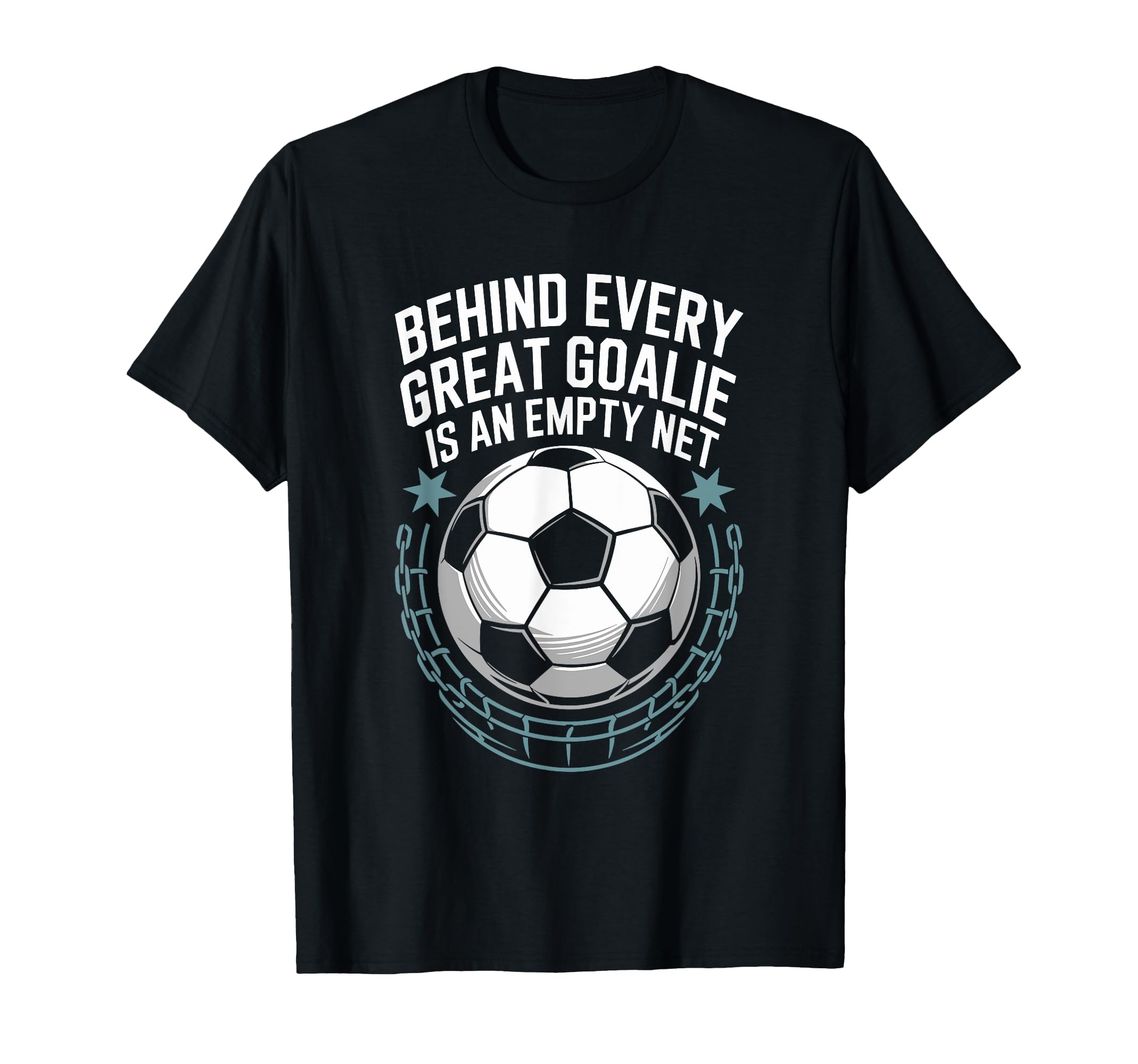 Soccer Player Behind Every Great T-Shirt - Custom Art Print for Adults - T-Shirt, Sweatshirt, Hoodie