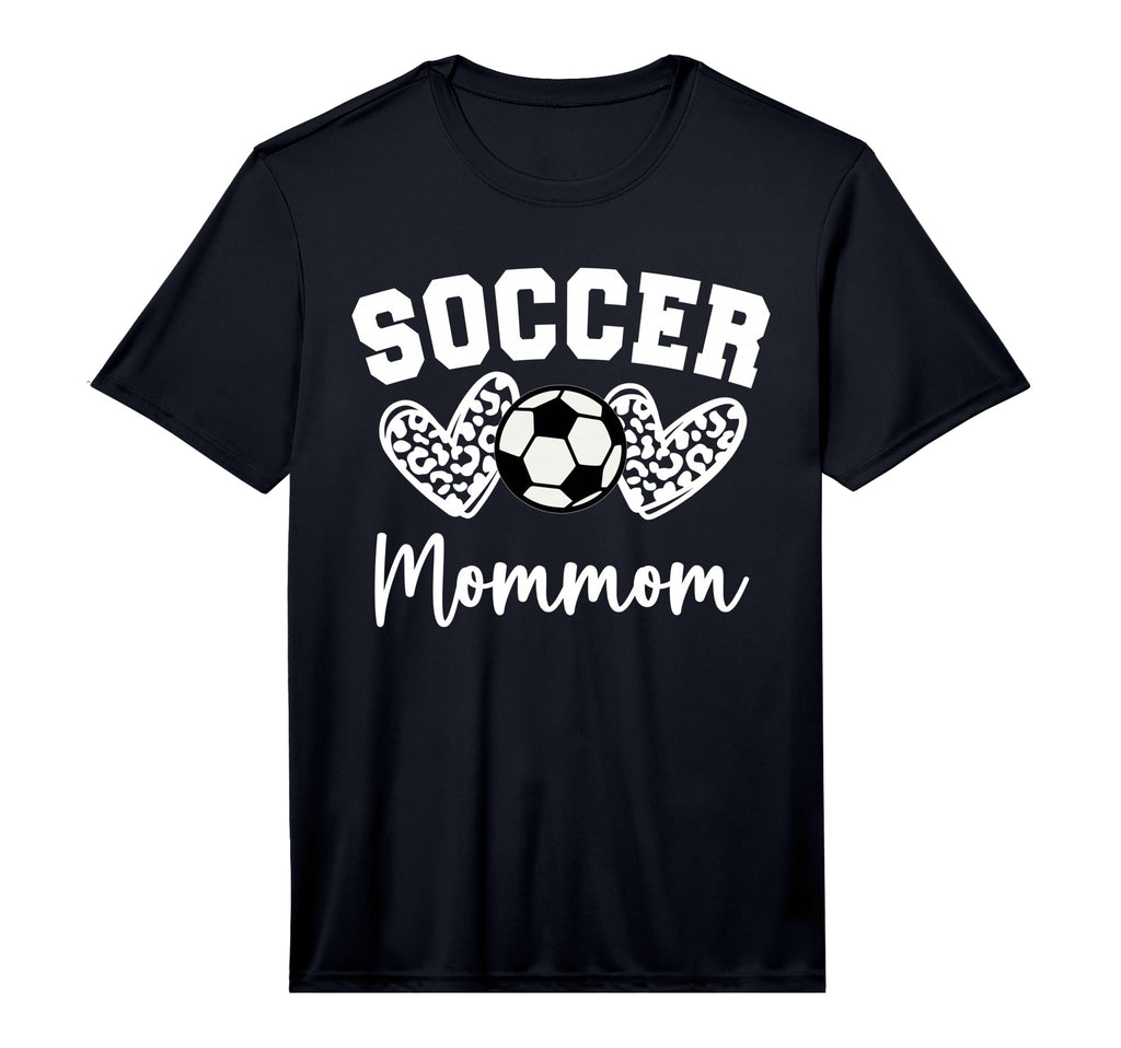 Soccer Mommom Matching Family Soccer T-Shirt - Custom Art Print for Adults - T-Shirt, Sweatshirt, Hoodie
