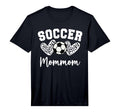 Soccer Mommom Matching Family Soccer T-Shirt - Custom Art Print for Adults - T-Shirt, Sweatshirt, Hoodie