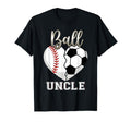 Ball Uncle Baseball Soccer Heart T-Shirt - Unique Graphic Men Women - T-Shirt, Sweatshirt, Hoodie