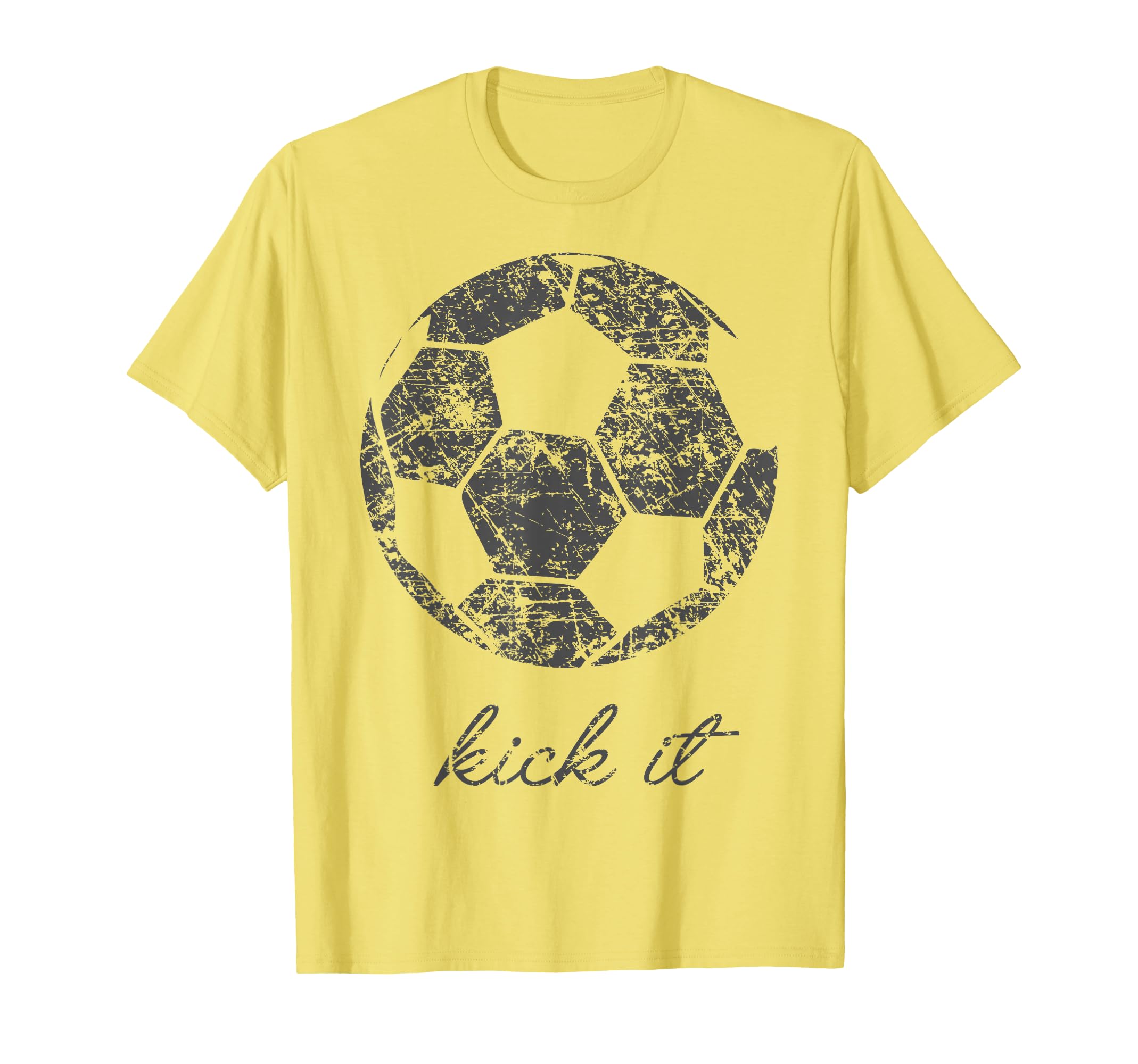 Kick It Soccer Ball Game Day Soccer T-Shirt - Aesthetic Graphic Men Women - T-Shirt, Sweatshirt, Hoodie