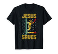 Jesus Saves Goalie Soccer Goalkeeper T-Shirt - Casual Everyday Wear Unisex - T-Shirt, Sweatshirt, Hoodie