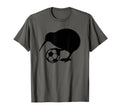 Beautiful Black Kiwi Bird Silhouette T-Shirt - Graphic Print for Adults - T-Shirt, Sweatshirt, Hoodie