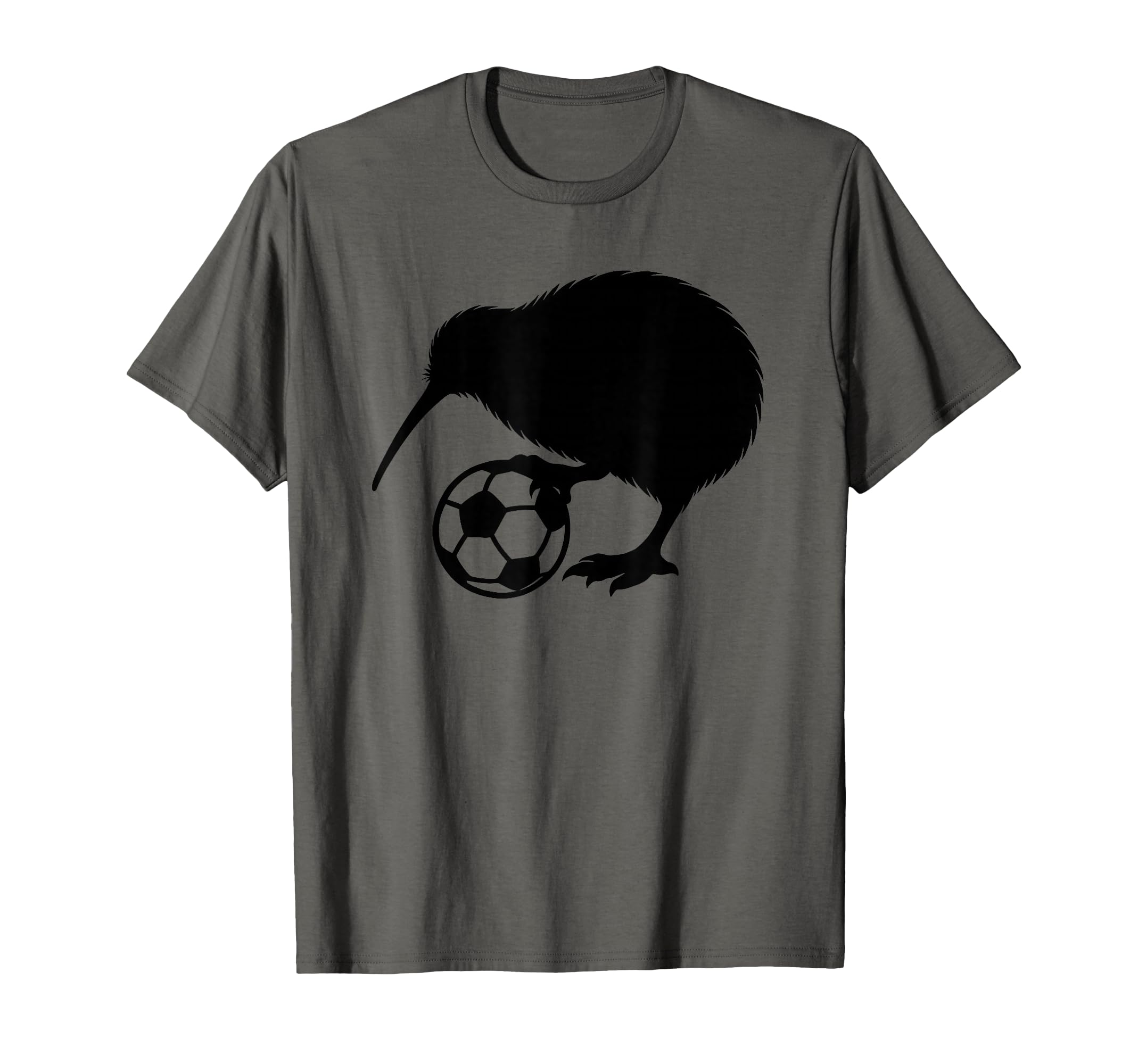 Beautiful Black Kiwi Bird Silhouette T-Shirt - Graphic Print for Adults - T-Shirt, Sweatshirt, Hoodie