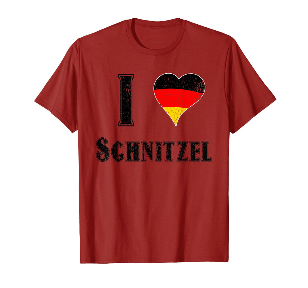 I Love Schnitzel German Bbq Cutlet Gift T-Shirt - Streetwear Style Unisex - T-Shirt, Sweatshirt, Hoodie