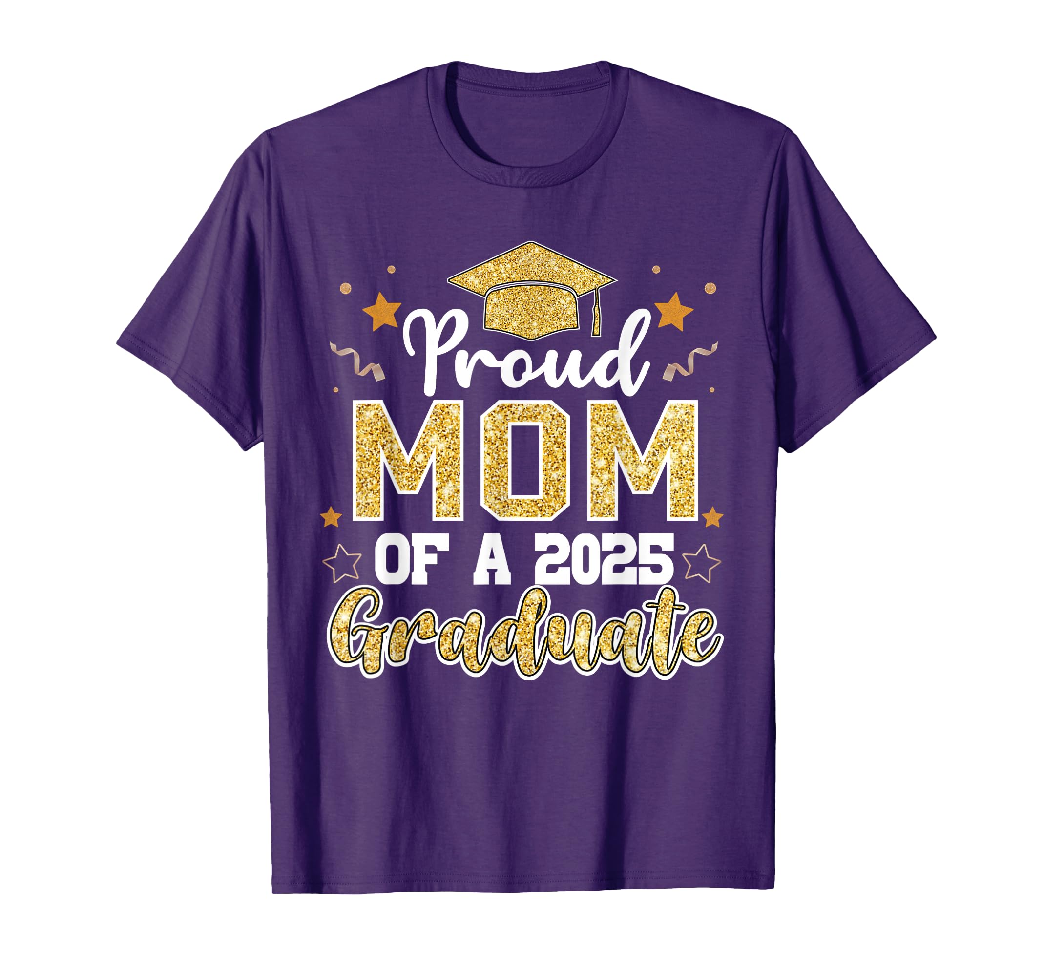 Mom Senior 2025 Proud Mom Class 2025 T-Shirt - Graphic Print Unisex - T-Shirt, Sweatshirt, Hoodie