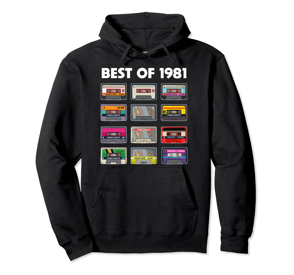 Best 1981 40Th Birthday Gifts Hoodie - Aesthetic Graphic for Adults - T-Shirt, Sweatshirt, Hoodie