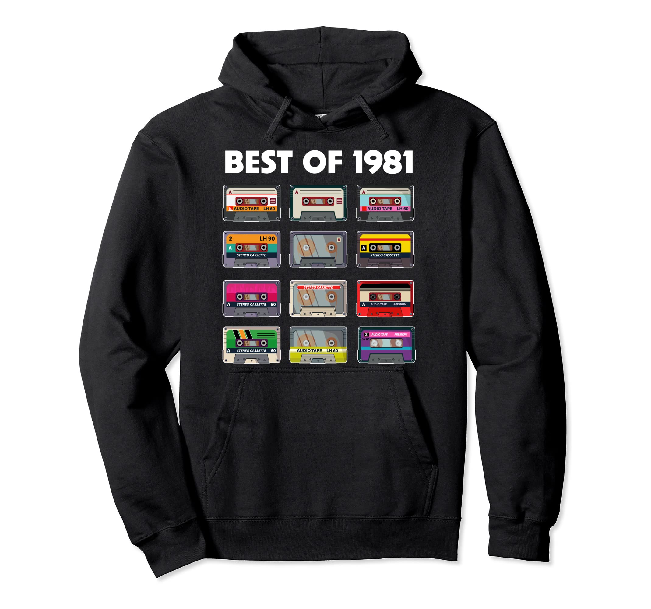 Best 1981 40Th Birthday Gifts Hoodie - Aesthetic Graphic for Adults - T-Shirt, Sweatshirt, Hoodie
