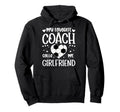 Proud Soccer Coachs Girlfriend Hoodie - Aesthetic Graphic for Adults - T-Shirt, Sweatshirt, Hoodie