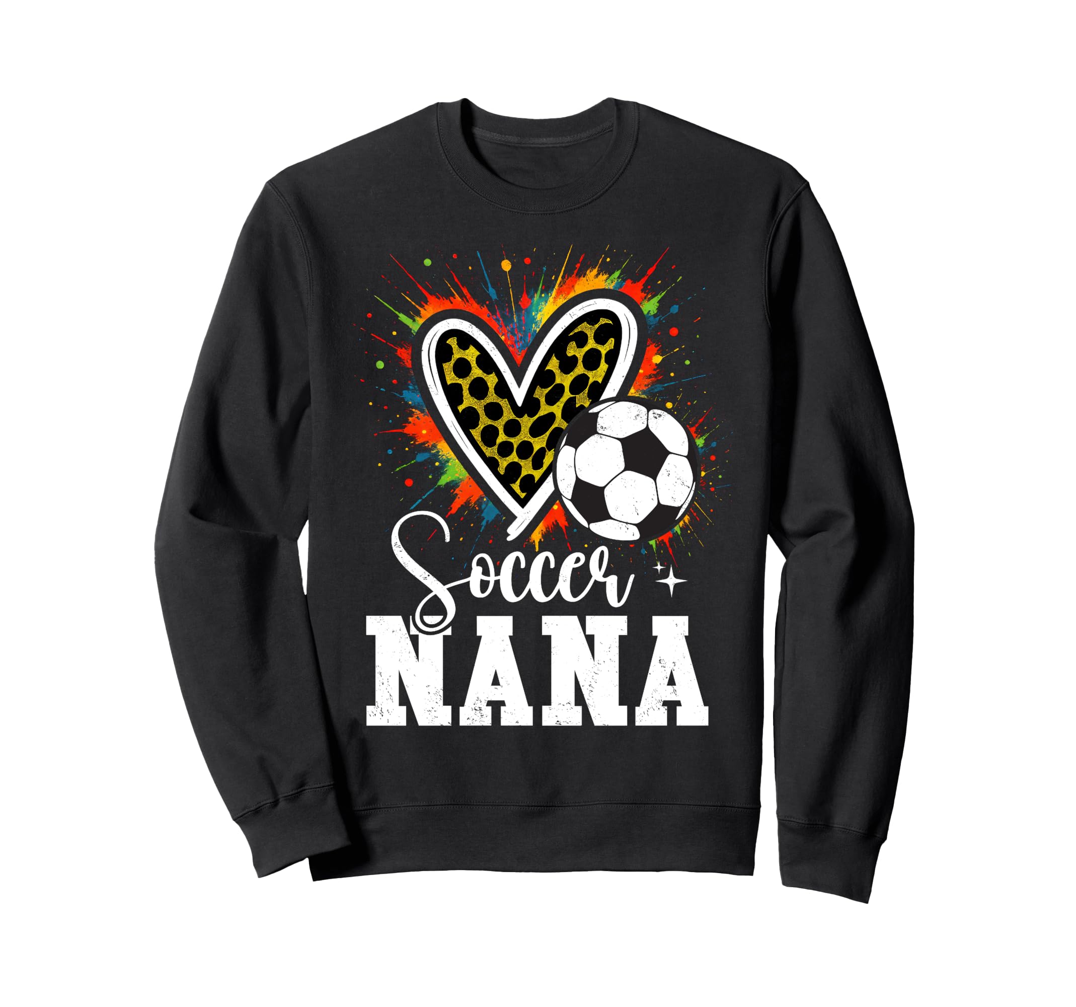 My Favorite Soccer Ball Grandma Leopard T-Shirt - Graphic Print Unisex - T-Shirt, Sweatshirt, Hoodie