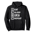 Eat Sleep Soccer Repeat Funny Soccer Hoodie - Minimalist Print Unisex - T-Shirt, Sweatshirt, Hoodie