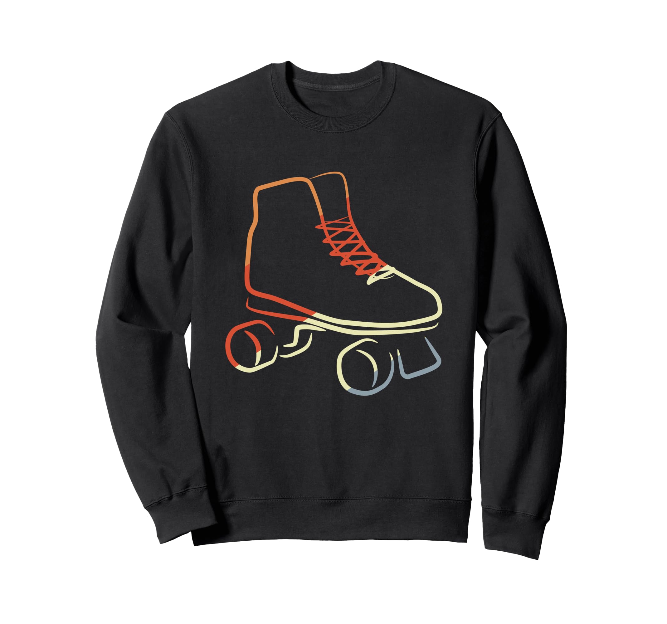 Roller Skates Roller Skating Fan Sweatshirt - Graphic Print for Adults - T-Shirt, Sweatshirt, Hoodie