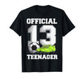 Soccer 13 Year Old Birthday T-Shirt - Casual Everyday Wear for Adults - T-Shirt, Sweatshirt, Hoodie