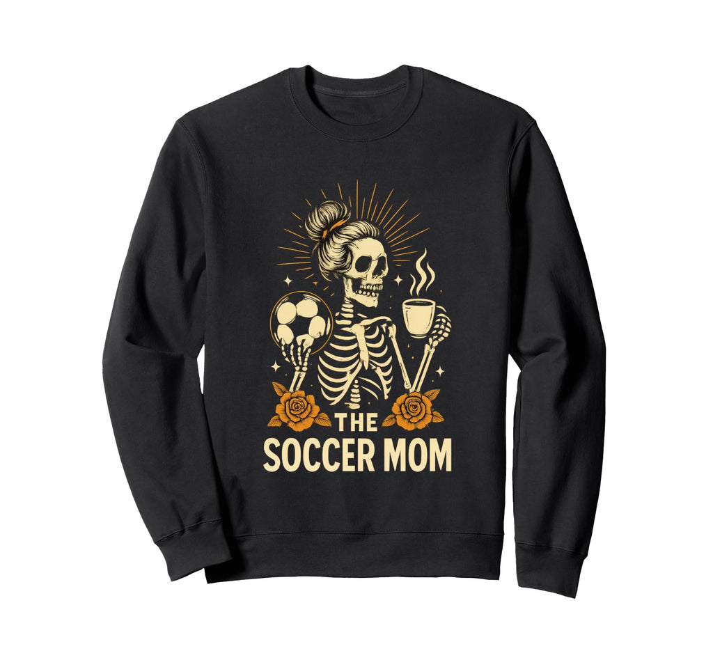 Halloween Soccer Mom Soccer Mom Art Sweatshirt - Trendy Graphic Unisex - T-Shirt, Sweatshirt, Hoodie