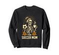 Halloween Soccer Mom Soccer Mom Art Sweatshirt - Trendy Graphic Unisex - T-Shirt, Sweatshirt, Hoodie