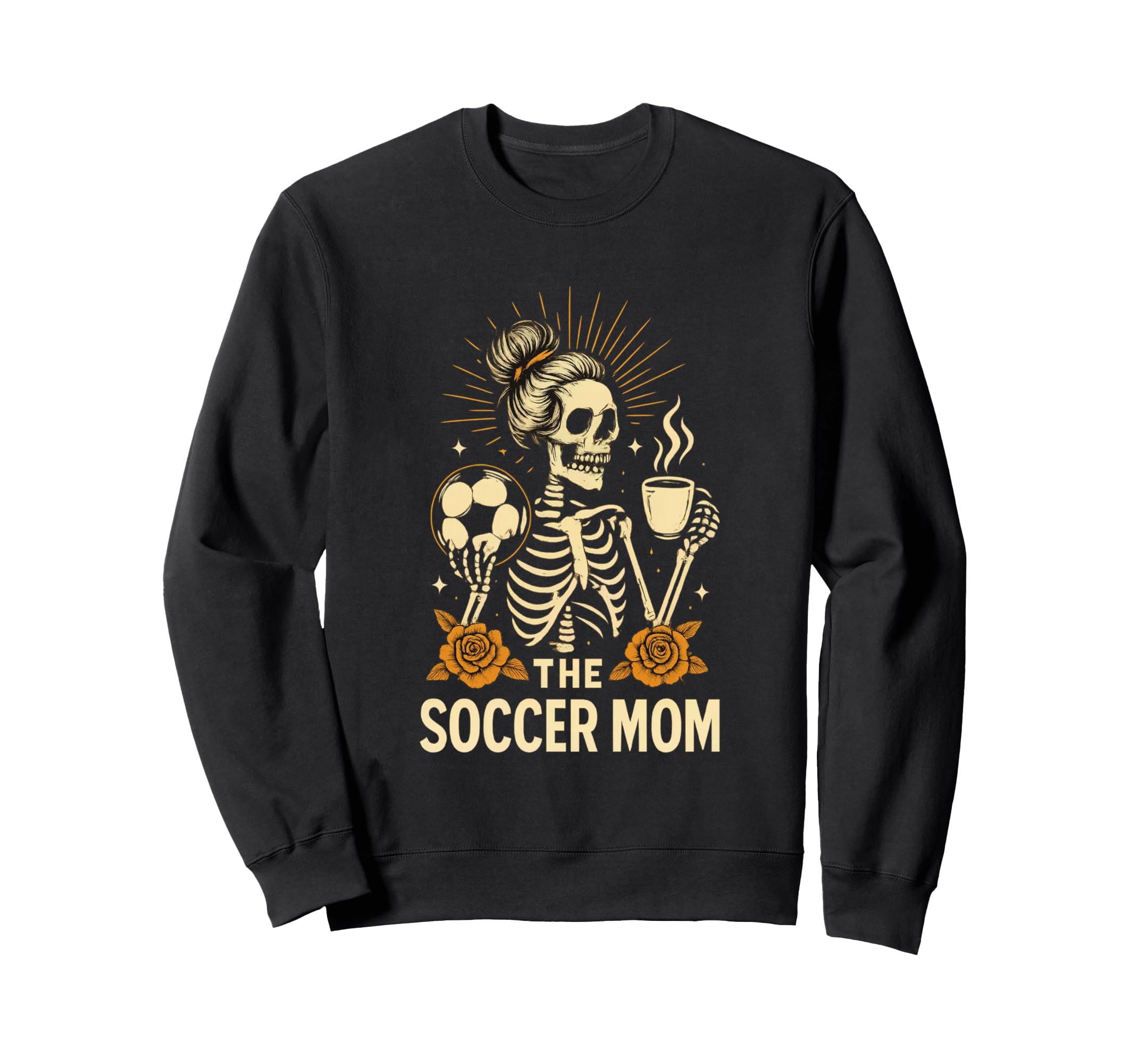 Halloween Soccer Mom Soccer Mom Art Sweatshirt - Trendy Graphic Unisex - T-Shirt, Sweatshirt, Hoodie