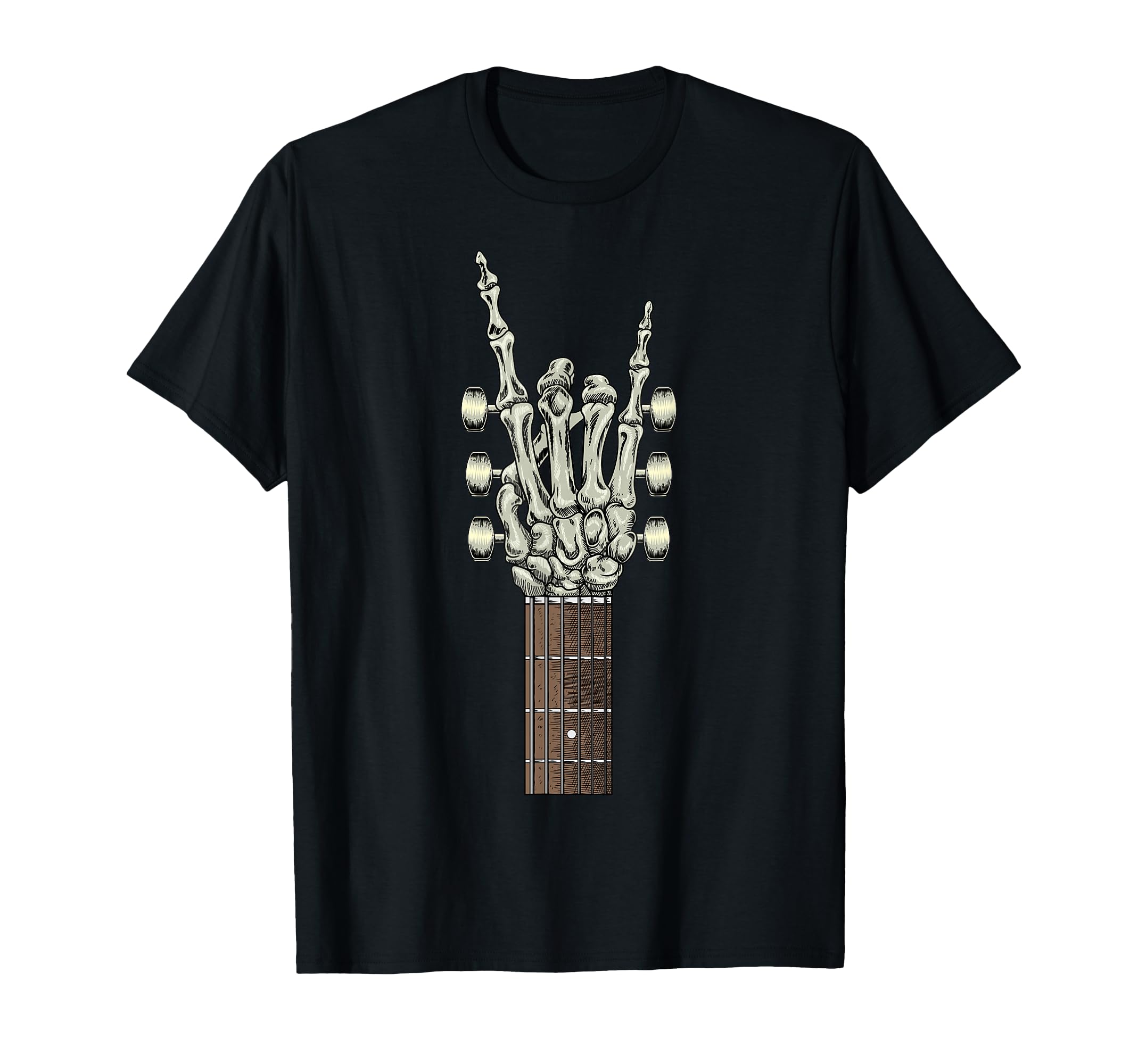 Rock Skeleton Hand Guitar Gifts T-Shirt - Aesthetic Graphic for Adults - T-Shirt, Sweatshirt, Hoodie