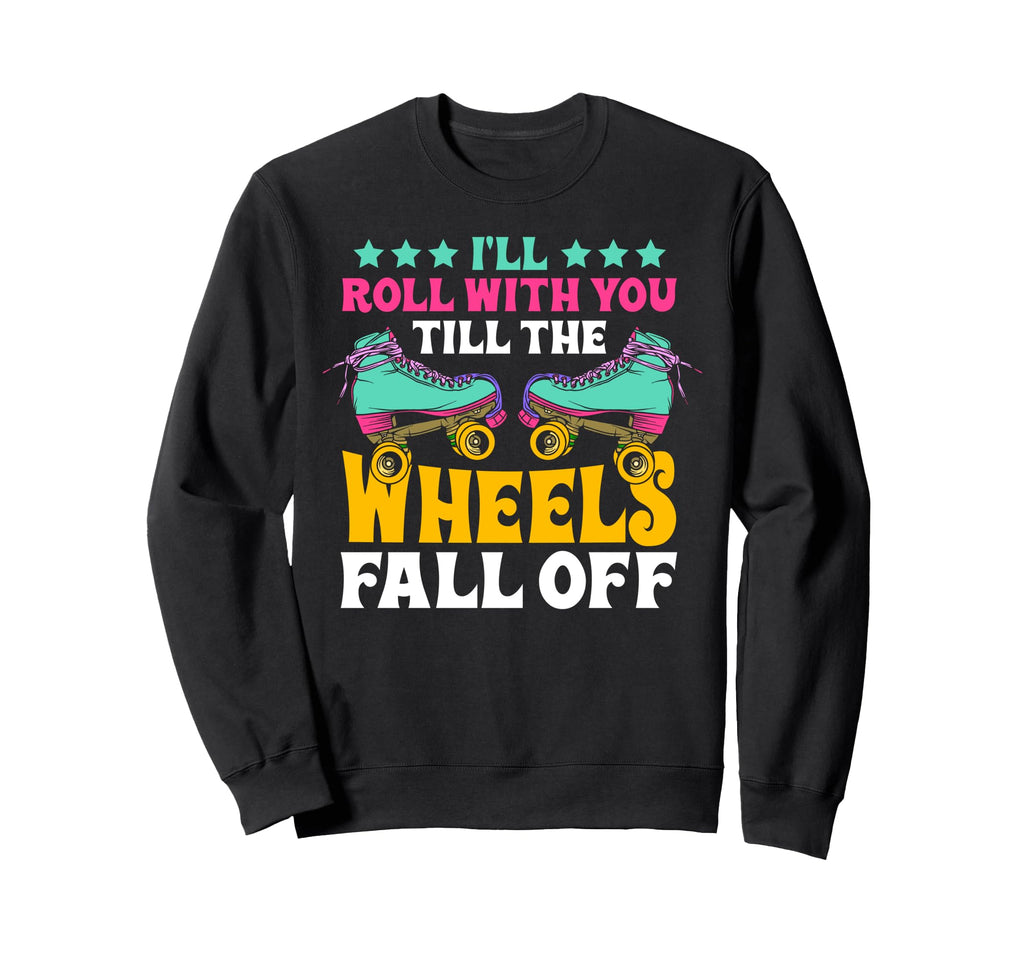 Roller Skating Skate 1970S Ill Sweatshirt - Minimalist Print for Adults - T-Shirt, Sweatshirt, Hoodie