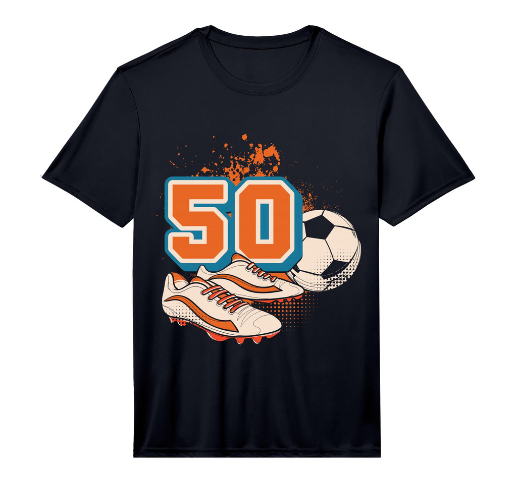 Mens 50Th Birthday Soccer Player T-Shirt - Minimalist Print Unisex - T-Shirt, Sweatshirt, Hoodie