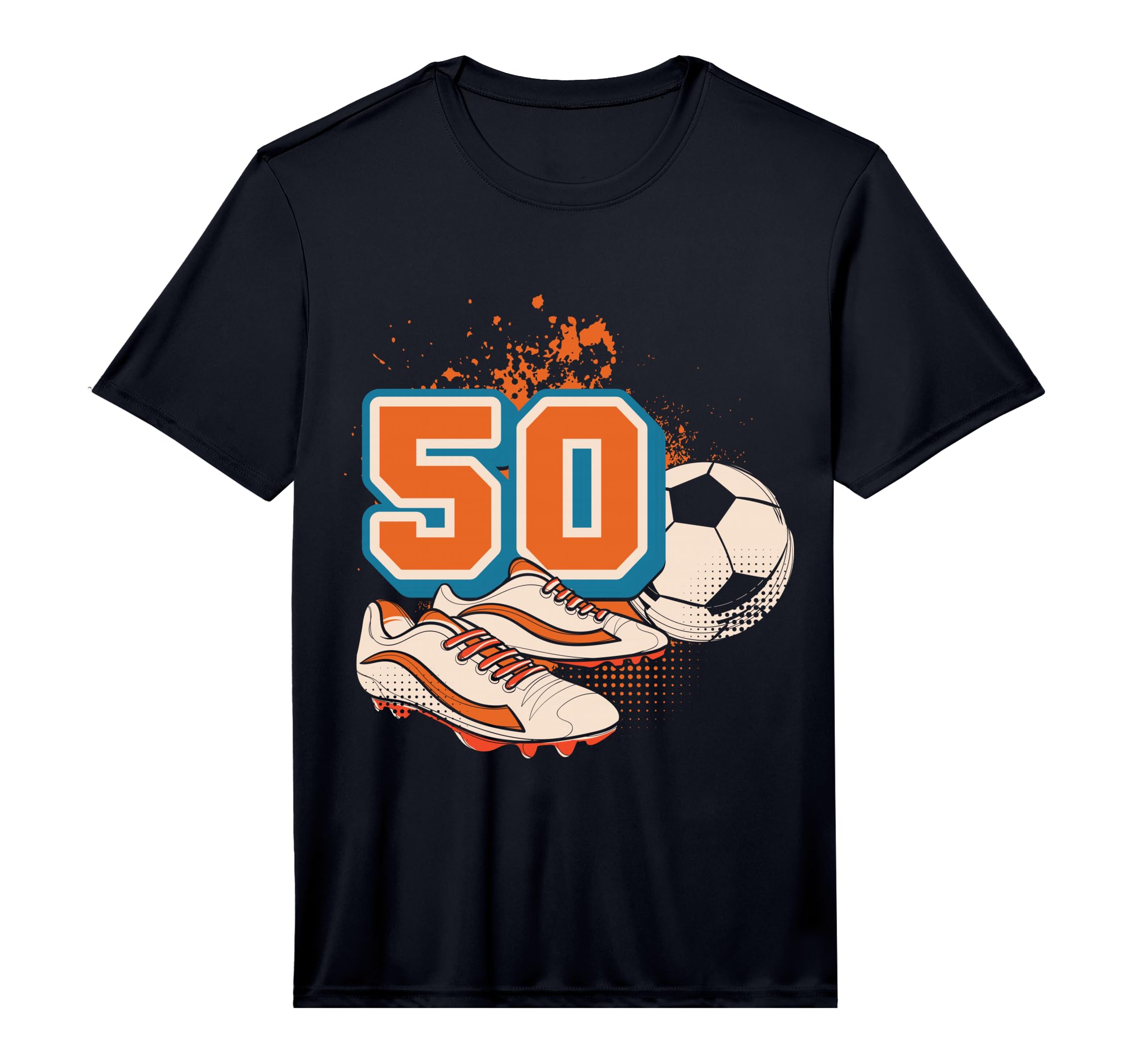 Mens 50Th Birthday Soccer Player T-Shirt - Minimalist Print Unisex - T-Shirt, Sweatshirt, Hoodie