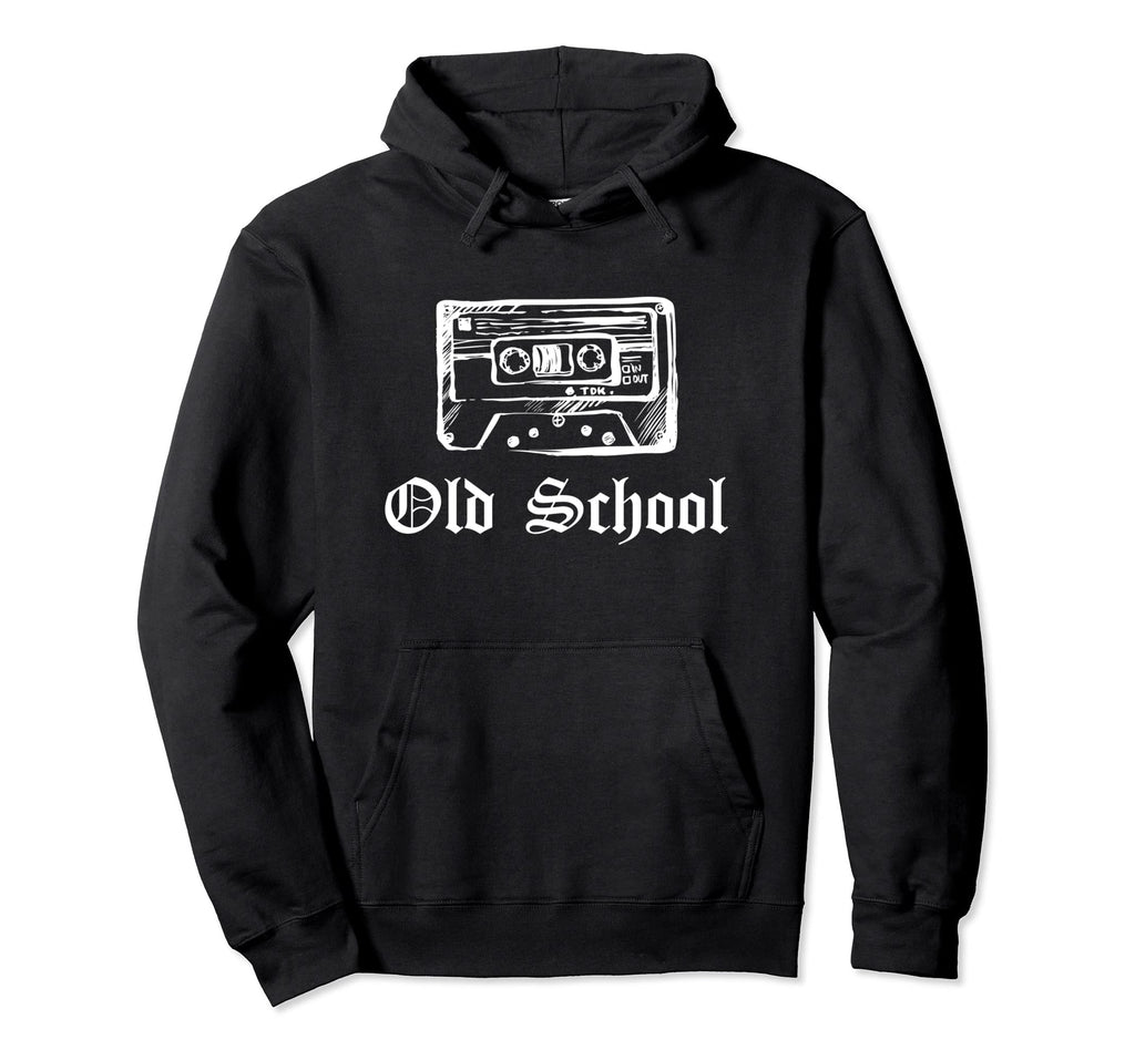 Old School Hip Hop Rap Cassette Tape Hoodie - Fun Novelty Design Unisex - T-Shirt, Sweatshirt, Hoodie
