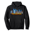Philadelphia 8 Bit Video Arcade Gamer Hoodie - Graphic Print for Adults - T-Shirt, Sweatshirt, Hoodie