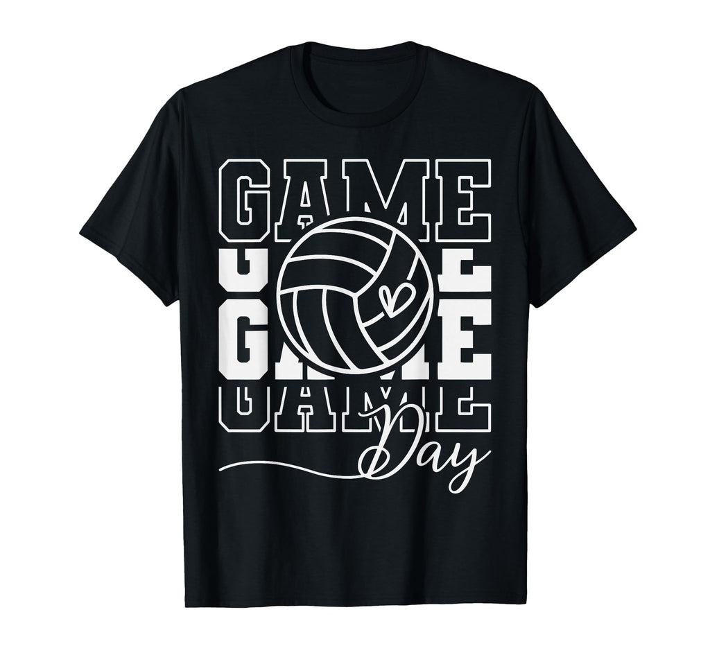 Volleyball Game Day Vibes Volley T-Shirt - Minimalist Print Men Women - T-Shirt, Sweatshirt, Hoodie